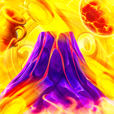 Volcanic Coins Slash Logo